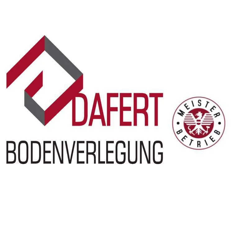 Logo von Dafert Bodenverlegung mit Meisterbetrieb-Zeichen